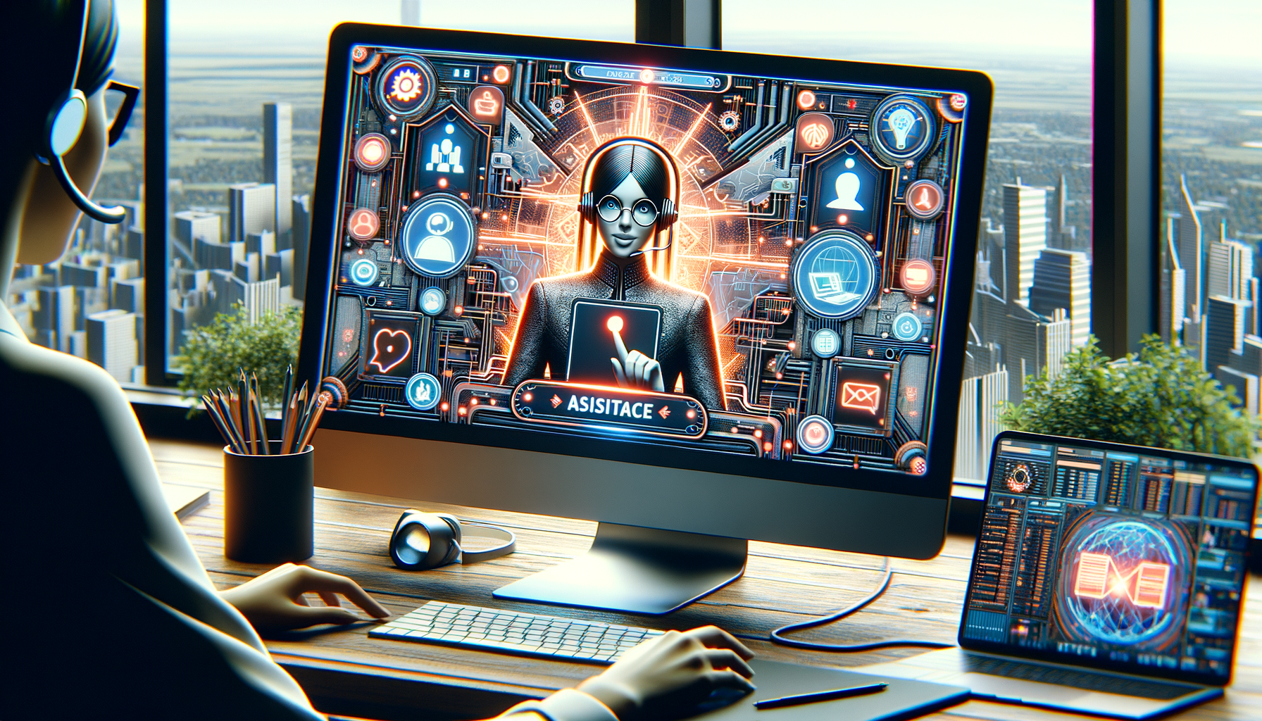 Виртуальный помощник Zoom на онлайн-встрече