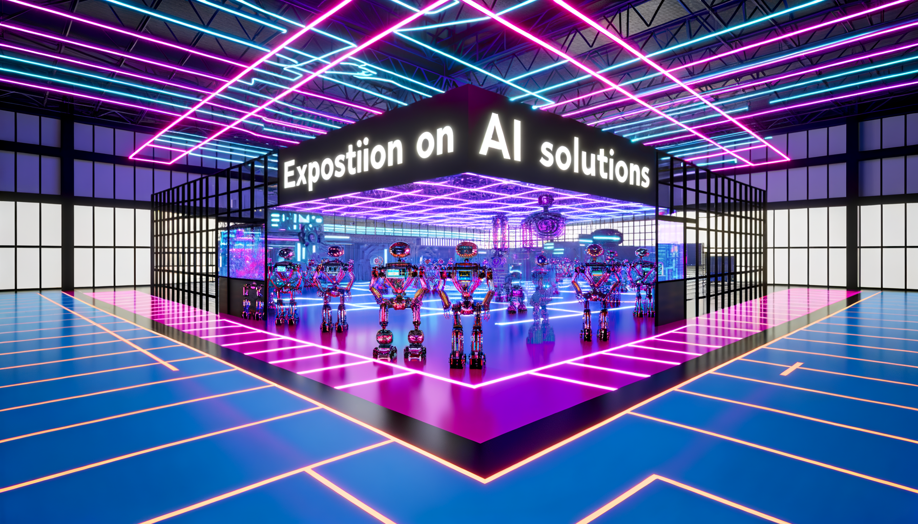 Промышленные роботы и системы автоматизации на Hannover Messe 2025, иллюстрирующие революцию технологий в промышленности.