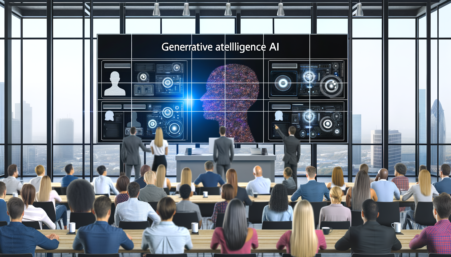 Изображение IBM Think 2025 с презентацией новых инструментов генеративного ИИ.