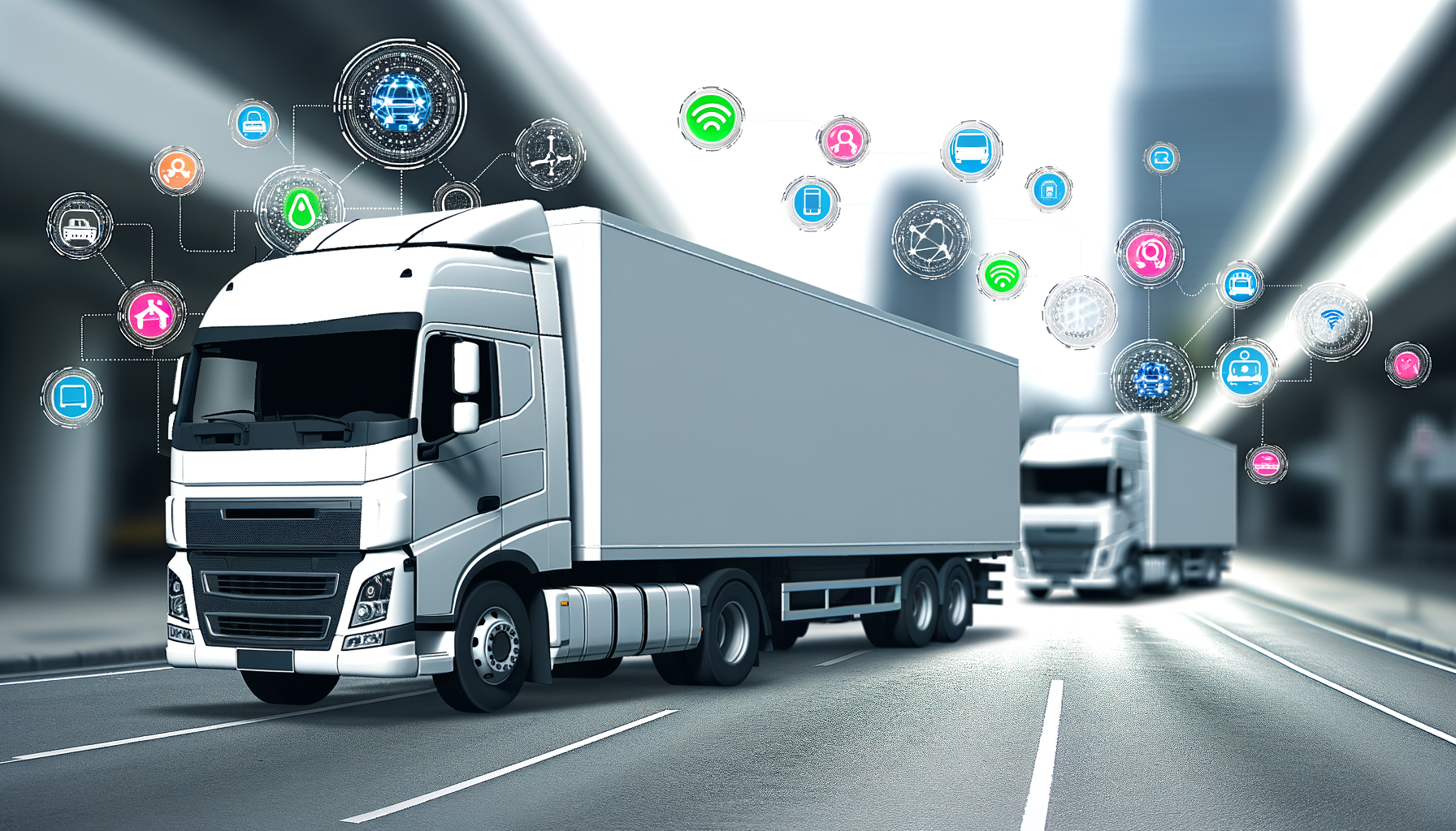 Грузовики компании Penske, оптимизированные с помощью Искусственного Интеллекта.