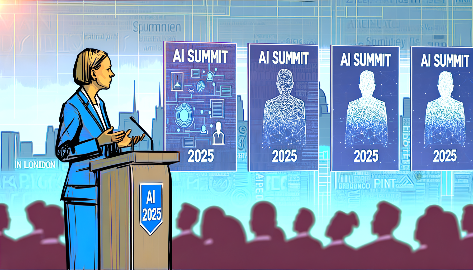 Министр на AI Summit 2025 обсуждает ИИ