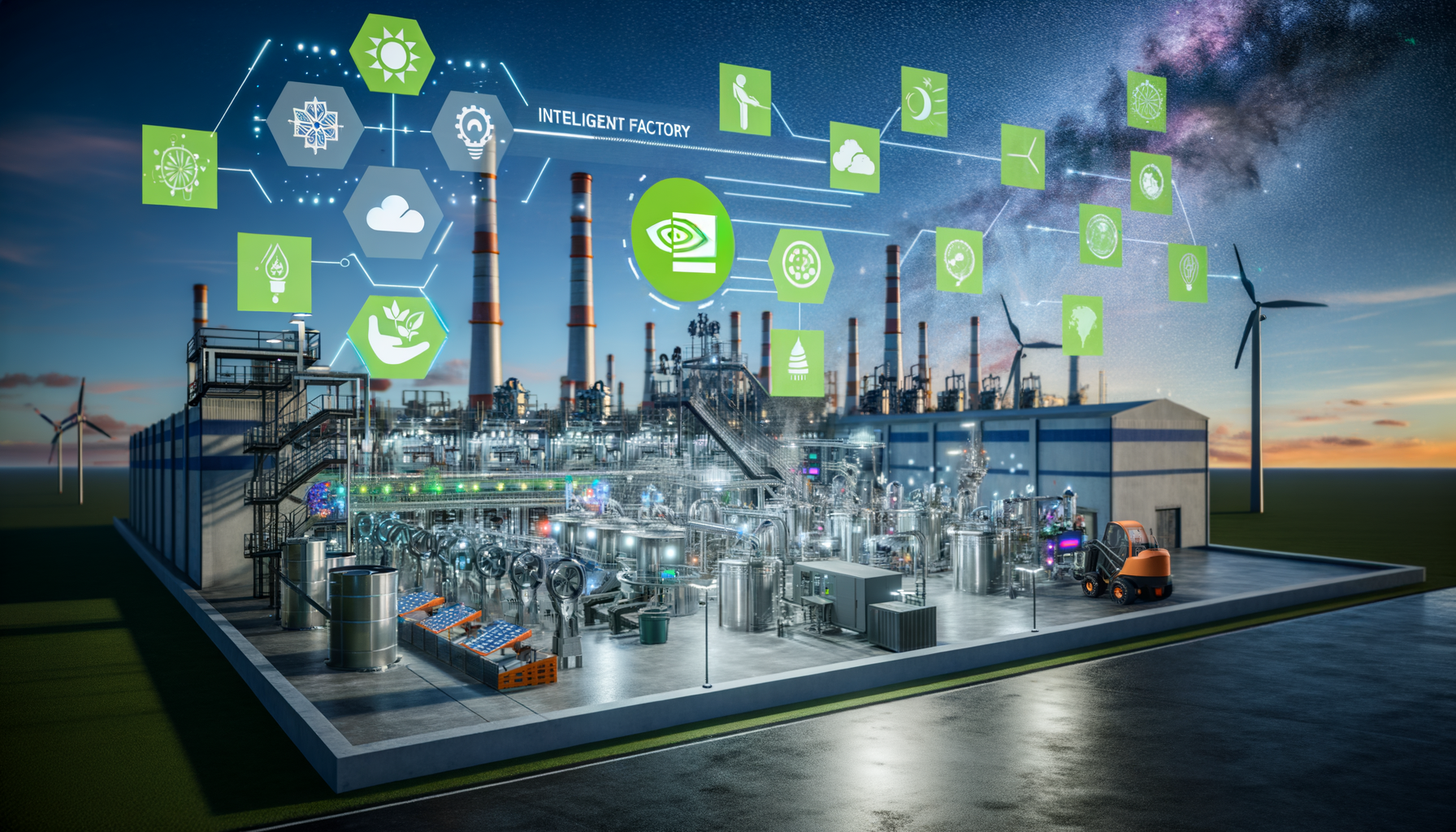 Умная фабрика Schneider Electric с графическими процессорами NVIDIA.
