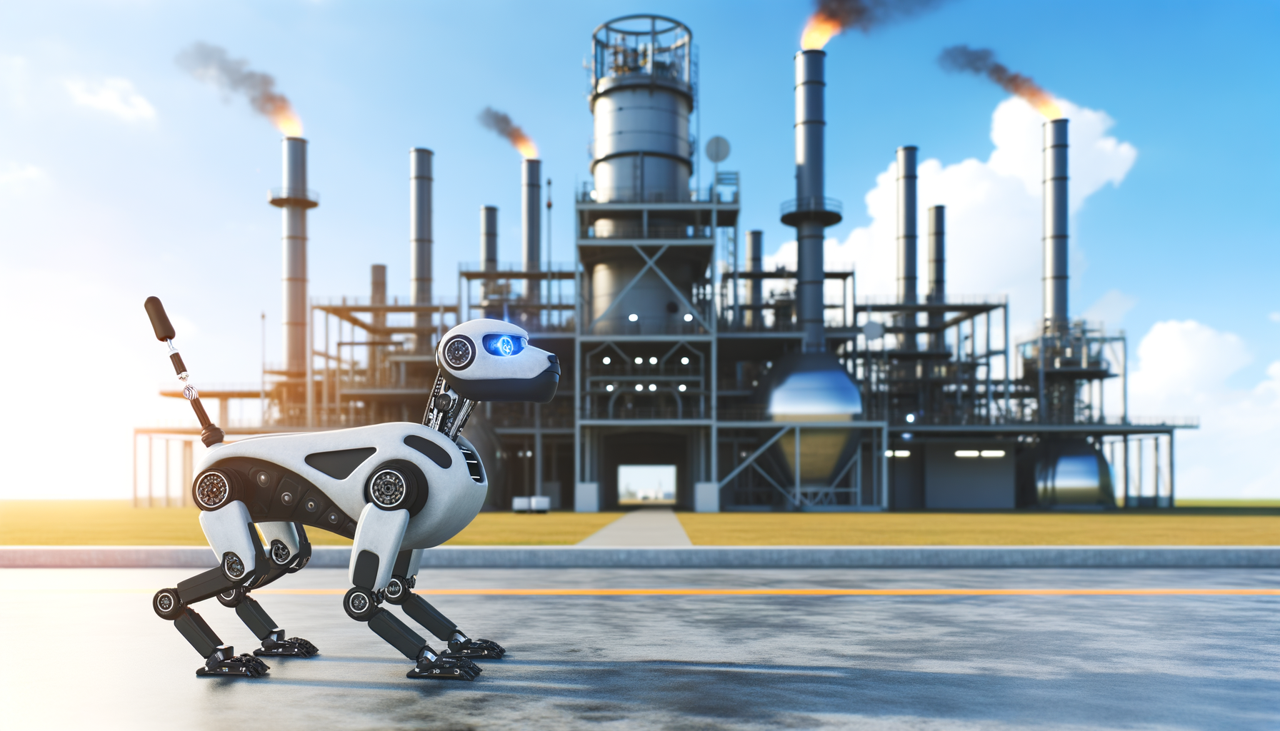 Робот-дог Spot от Boston Dynamics на инспекции безопасности
